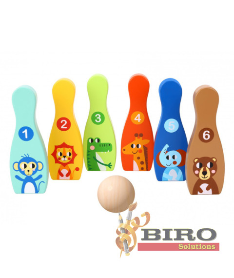 Joc din lemn Bowling, cod 57369